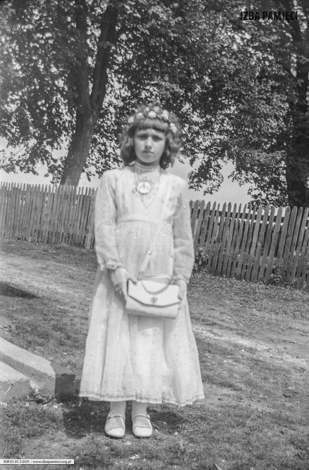 Lata 60. XX wieku. Krystyna Pietryna z Mołodycza w dniu I komunii