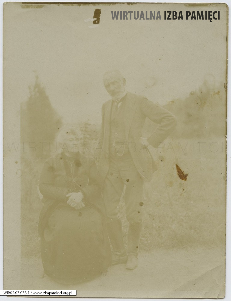 1915. Brzeżany. Petronela i Wilhelm Jorkasch Koch.