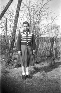 Lata 50. XX wieku. Maria Kolasa z Mołodycza