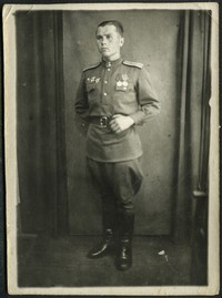 1946. Rosyjski żołnierz. Besarabia.