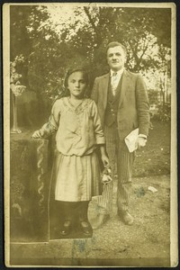 Lata 30. XX w. Jan Doda z córką.