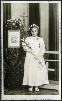 1962. Pierwsza Komunia. Krystyna Dudek.