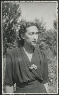1946. Lubaczów. Maria Ruebenbauer - Gutowska.