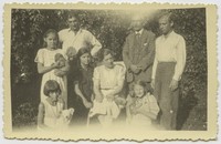 1935. Borki. Rodzina Marii i Jana Wartanowiczów.